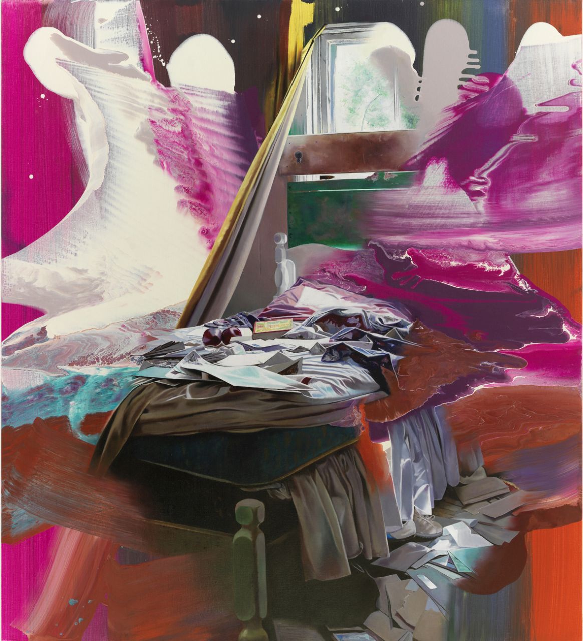 Franziska Maderthaner: "Inside 12", 2019, Öl und Acryl auf Leinen, 200x180 cm